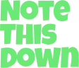 NoteThisDown status page logo
